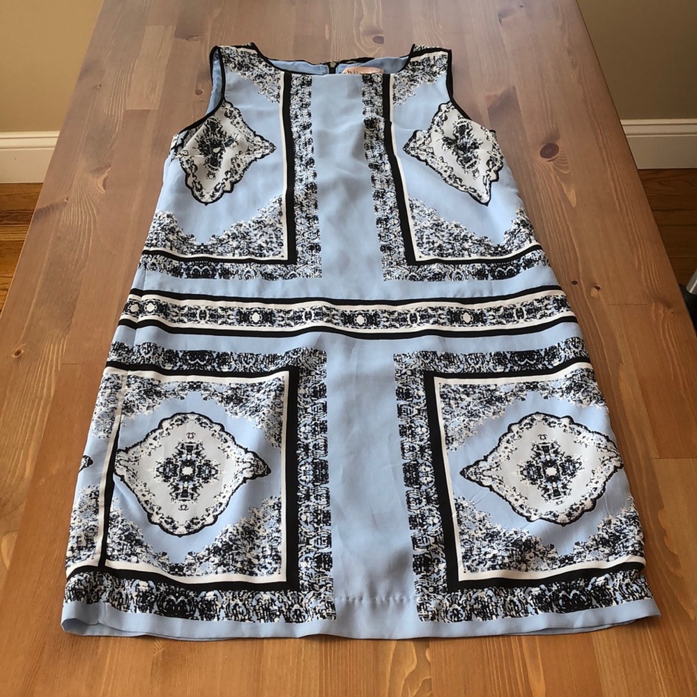 Blue and Black philosophy dress